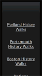 Mobile Screenshot of newenglandhistorywalks.com