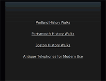 Tablet Screenshot of newenglandhistorywalks.com